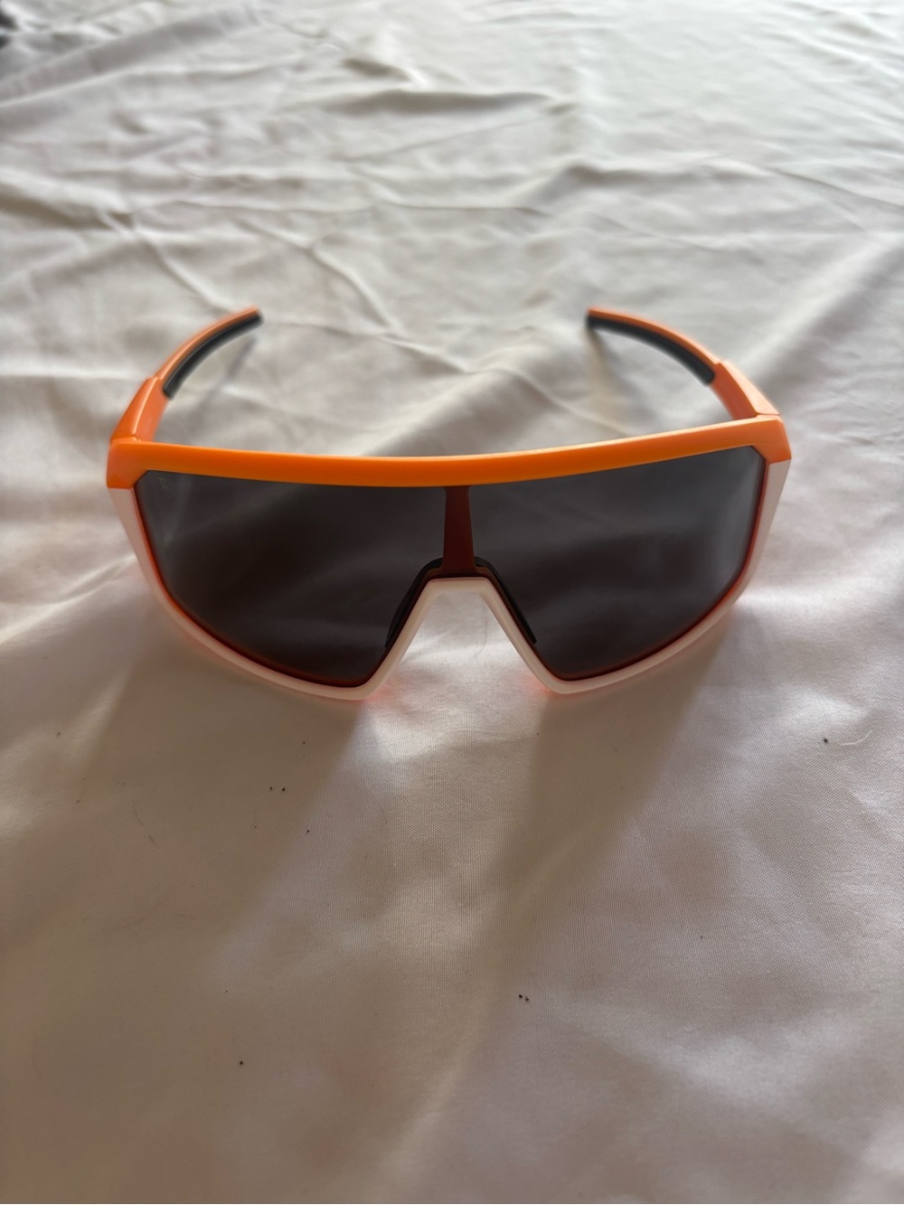 Shady Rays Rival Barstool Orange and White Shield Unisex sports Sunglasses